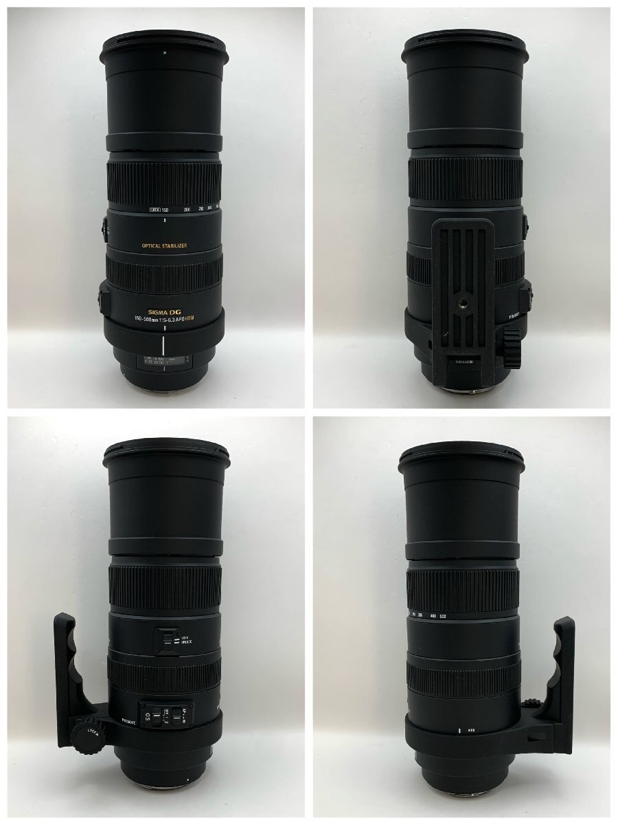 1円～/SIGMA/シグマ/DG/150-500mm/F5-6.3/APO/HSM/for CANON/キャノン用/レンズ/AF/オートフォーカス/動作確認済/ジャンク/I179の画像4