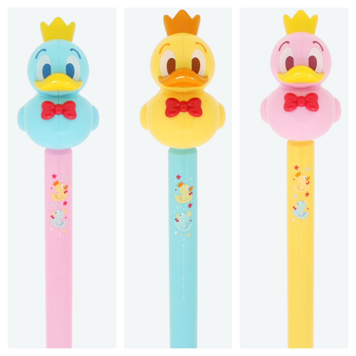 [ new goods ]gwagwa stick Donald Duck 3 point set Disney Land Donald unused kwa key Celeb ration TDL 3 color 