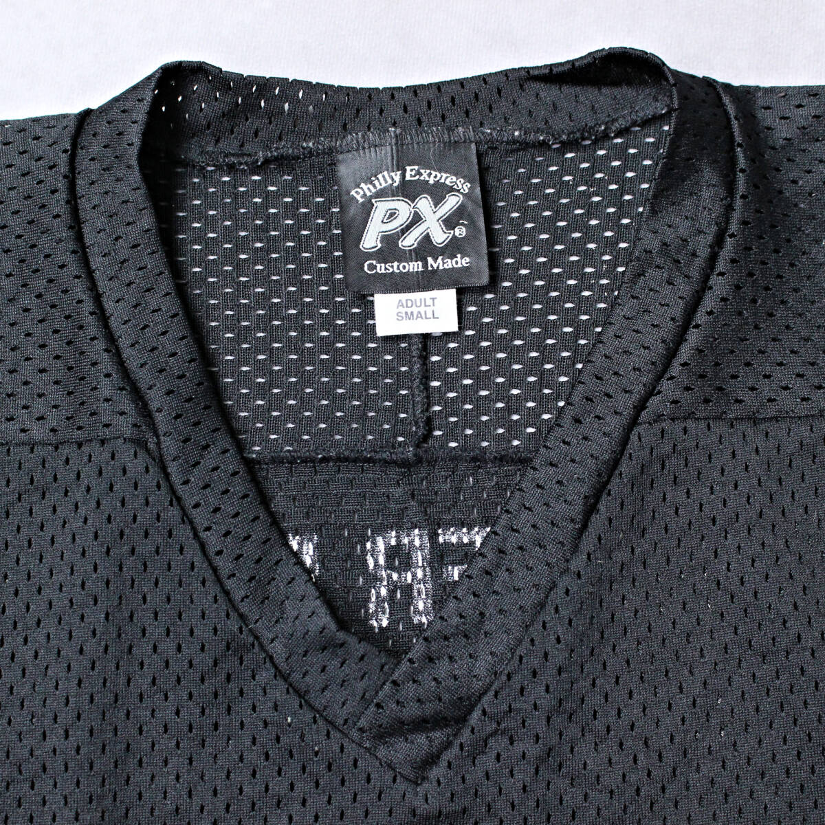 USA製 PX メッシュ ホッケーシャツ ブラック Sサイズ ビンテージ_画像2