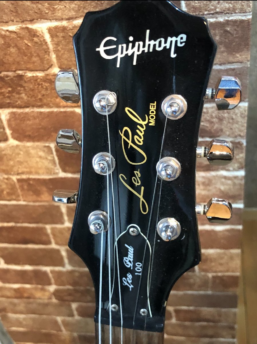 Epiphone Les Poul 100 エレキギター エピフォン レスポール 完全ジャンク ソフトケース付き B2050の画像3