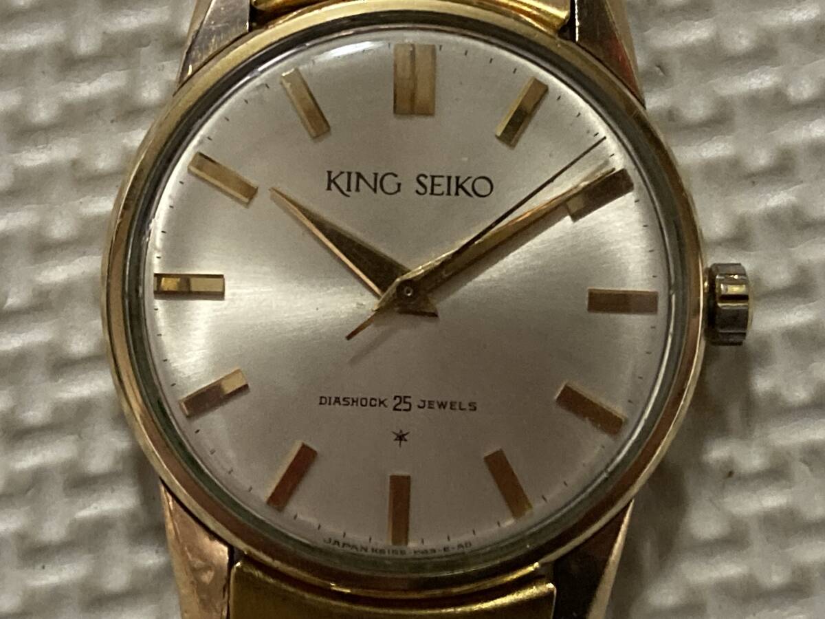 セイコー KING SEIKO キングセイコー メダリオン 25石 メンズ手巻き時計の画像2