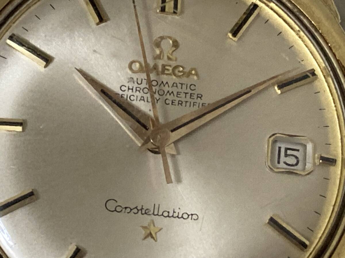 OMEGA オメガ Constellation コンステレーション Cal.561 ビンテージ メンズ3針デイト自動巻き腕時計