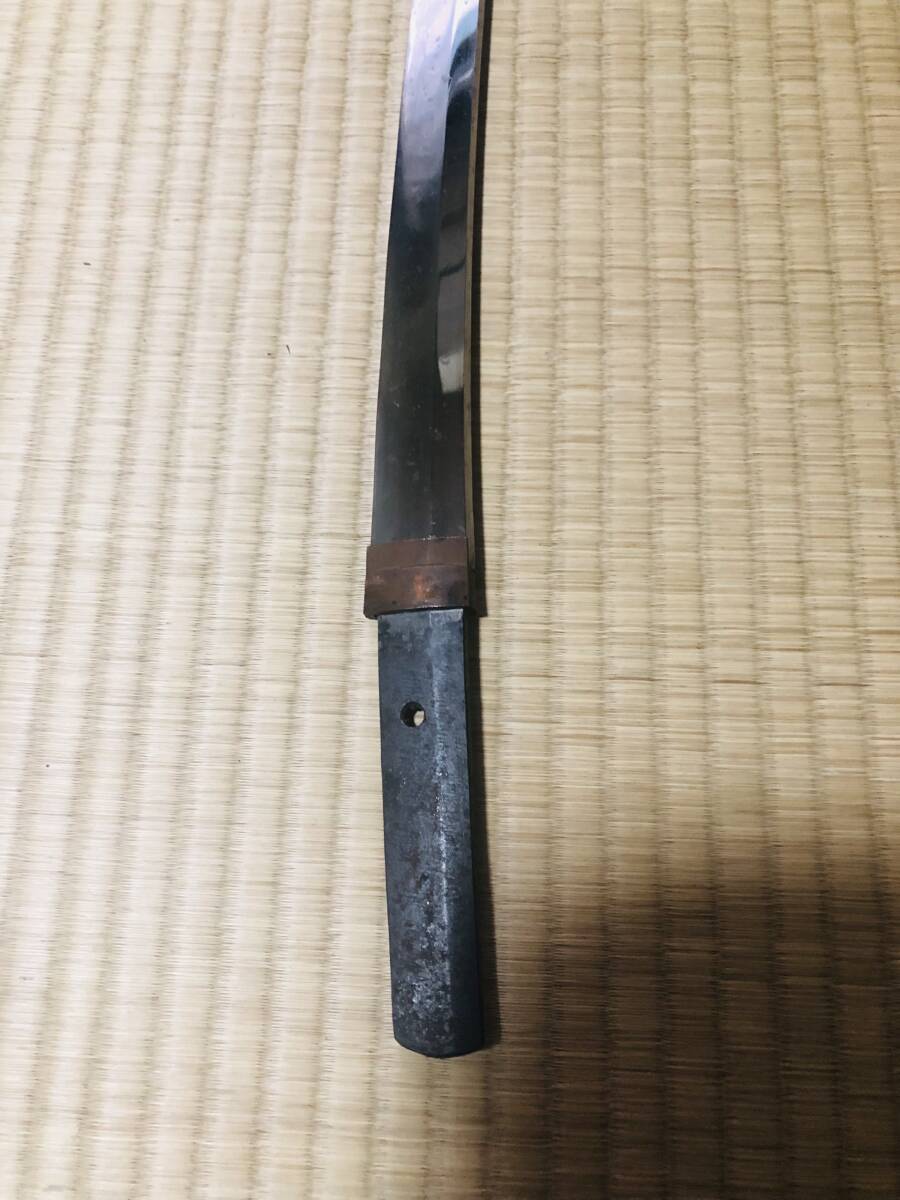 高級希少脇差【刃長51.7cm反り1.3cm元幅3.0cm元重0.7cm】【柳生の里より旧家蔵出し品】刀日本刀真剣売切1円スタートの画像6