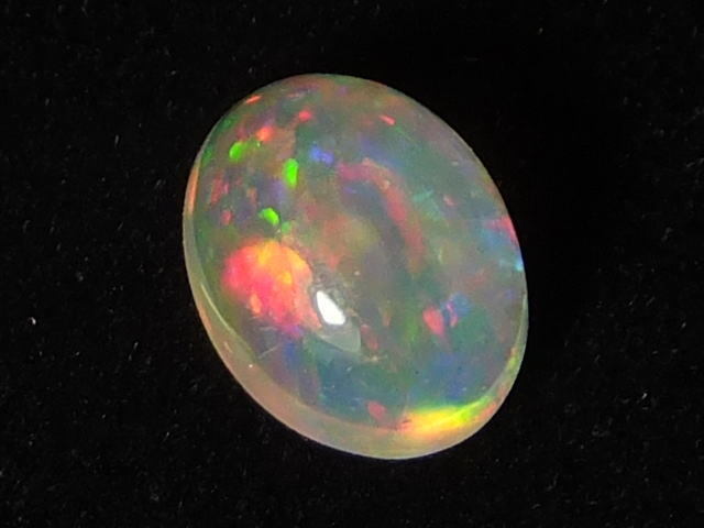 [24557] less color. kabo. neon . color Kirameki .. natural water opal loose 1.20ctso-ting memory attaching 