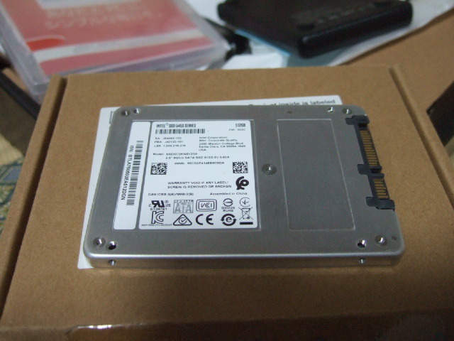 インテル SSD 545シリーズ 512GB 2.5インチ TLC SSDSC2KW512G8X1【中古】の画像4