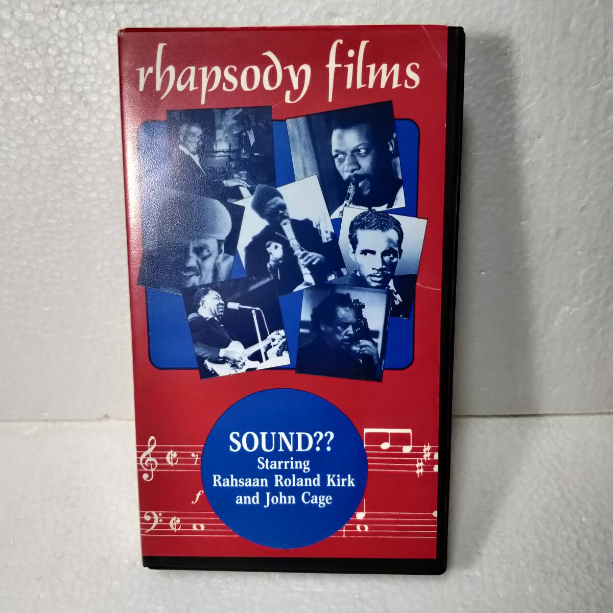 SOUND?? Starring Rahsaan Roland Kirk and John Cage　VHS RHAPSODY FILMS JAZZ 現代音楽