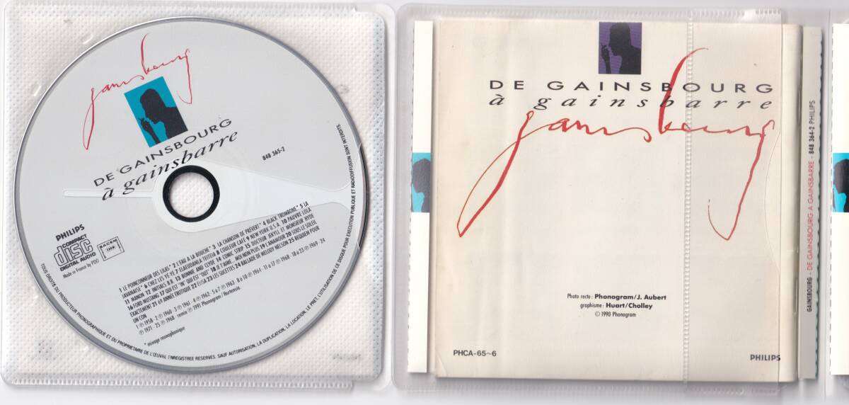 Serge Gainsbourg / De Gainsbourg A Gainsbarre / 2CD / Philips / PHCA-65~6 日本盤　解説　訳詞付き_画像10