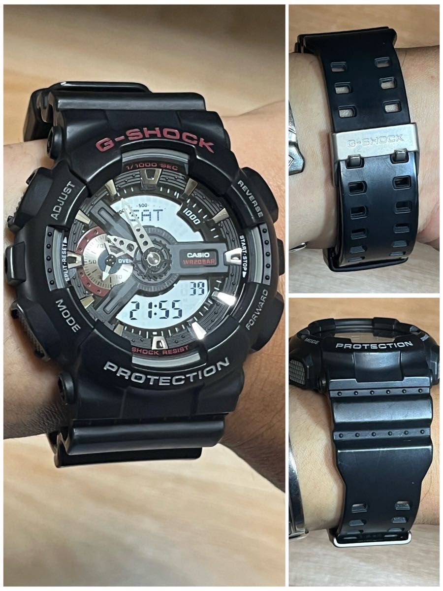 CASIO G-SHOCK 人気のビッグフェイス アナログデジタル コンビネーションモデル♪電池交換済み