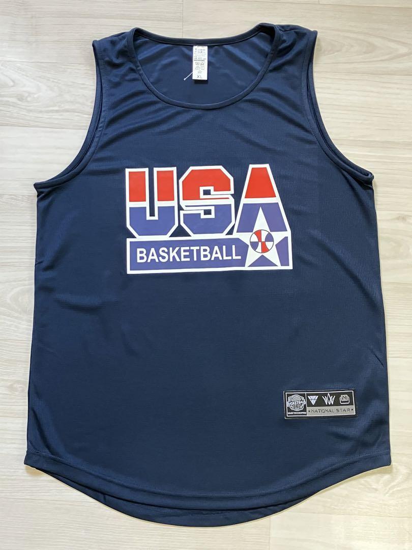 【未使用品】 USA代表 ドリームチーム DREATEAM NBA シャツ ユニフォーム アメリカ代表 バスケ ジョーダン カリー レブロン オリンピックの画像1