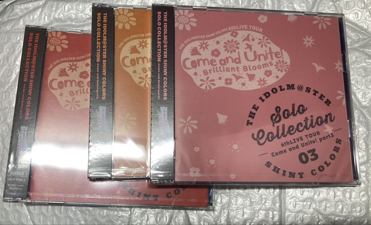 THE IDOLM@STER SHINY COLORS SOLO COLLECTION -6thLIVE TOUR Come and Unite! part1 part2 part3の画像1