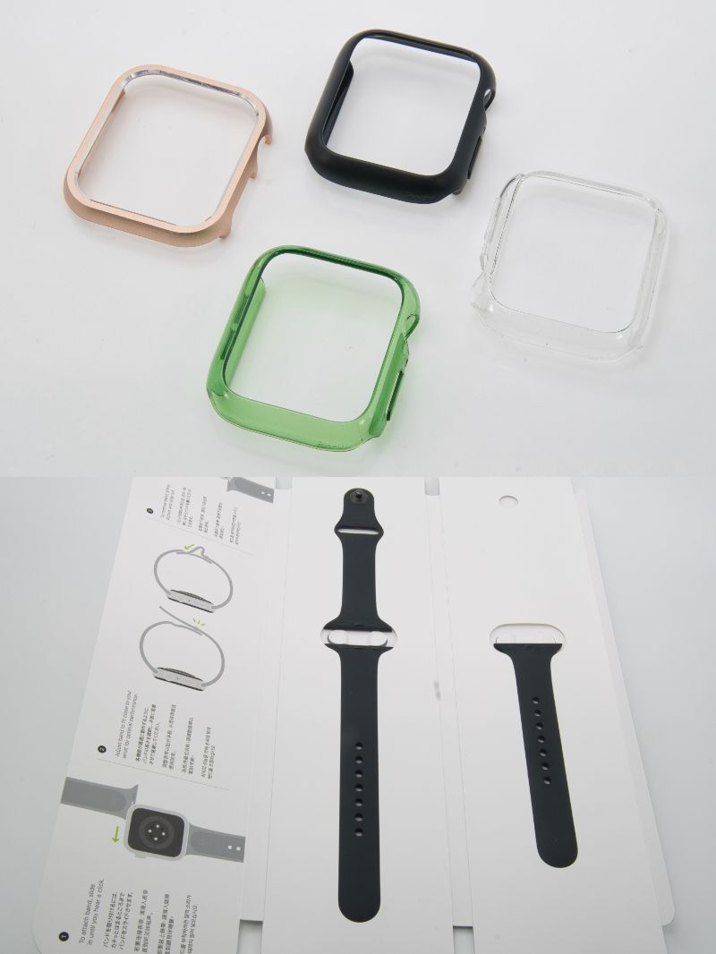 Apple Watch アップルウォッチ SE40mm GPSモデル スペースグレイアルミニウムケース 交換バンド保護ケース付きの画像9