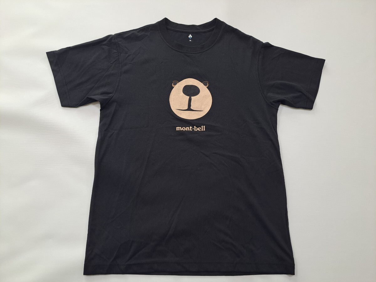 mont-bell モンベル モンタベア クマ Tシャツ　カットソー WIC シャツ SIZE M 