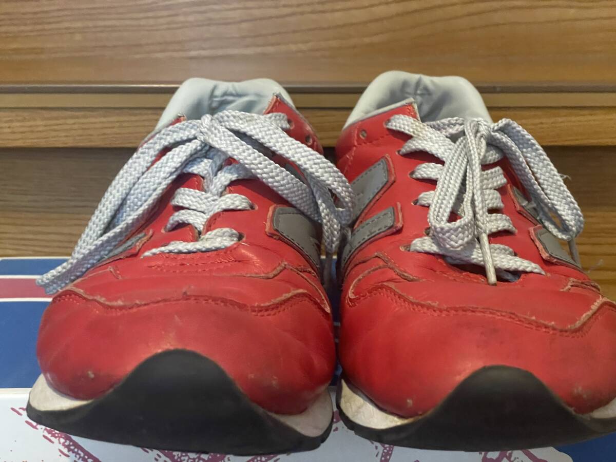 NB NEW BALANCE EYE JUNYA WATANABE comme des garcons MAN ジュンヤマン 996 US10 28.0cm レザー 赤 RED/991 990 993 992_画像4