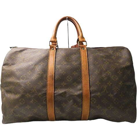 【格安】1,000円～ LOUIS VUITTON ルイヴィトン モノグラム キーポル 50 ボストンバッグ ECLAIRファスナー [M4897]の画像2