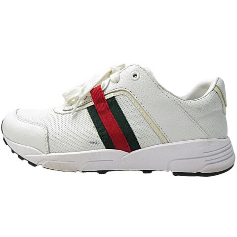 【格安】1,000円～ GUCCI グッチ スニーカー シェリーライン ホワイト系 サイズ37 レディース [M4971]の画像3