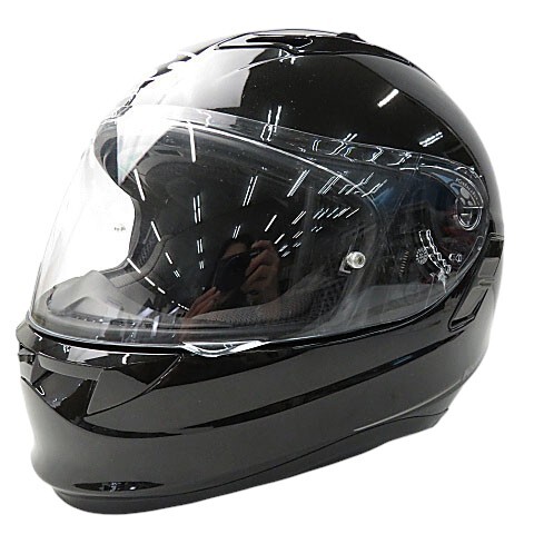【格安】1,000円～ OGK kABUTO カブト KAMUI-Ⅱ カムイ2 フルフェイスヘルメット ブラック系 サイズL(59-60cm) PSCマーク無し [M5019] の画像1