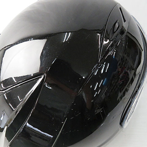 【格安】1,000円～ OGK kABUTO カブト KAMUI-Ⅱ カムイ2 フルフェイスヘルメット ブラック系 サイズL(59-60cm) PSCマーク無し [M5019] の画像8