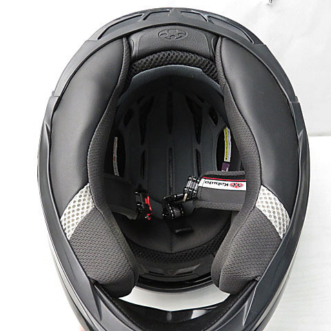 【格安】1,000円～ OGK kABUTO カブト KAMUI-Ⅱ カムイ2 フルフェイスヘルメット ブラック系 サイズL(59-60cm) PSCマーク無し [M5019] の画像9