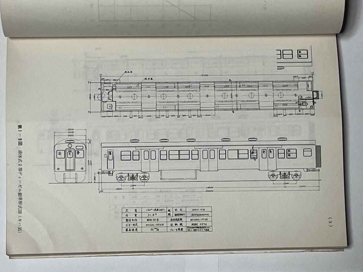 通勤用ディーゼル動車　説明書　日本国有鉄道　1962年_画像2