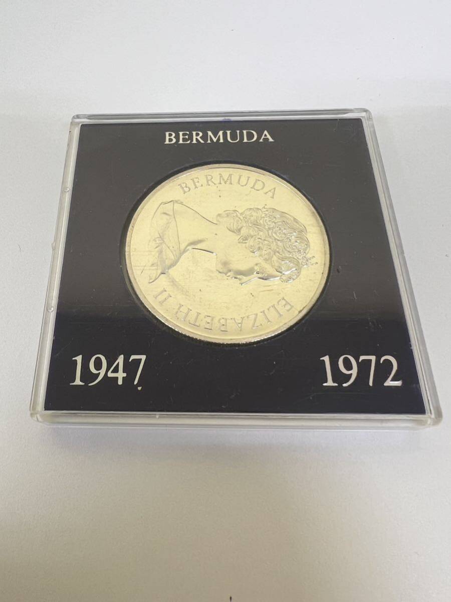 【記念貨幣】 イギリス領 バミューダ 1972 1ドル銀貨 エリザベス2世 アンティークコレクションの画像5