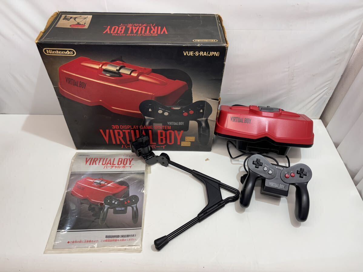 箱付 Nintendo VIRTUAL BOY バーチャルボーイ 3D DISPLAY GAME SYSTEM 任天堂 現状品の画像1