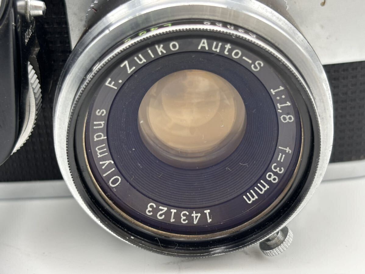 ② OLYMPUS PEN F 1:1.8 f=38mm F.Zuiko Auto-S Kenko L40 C 1:35 f=100mm E.Zuiko Auto-T オリンパス フィルムカメラ 現状品の画像7