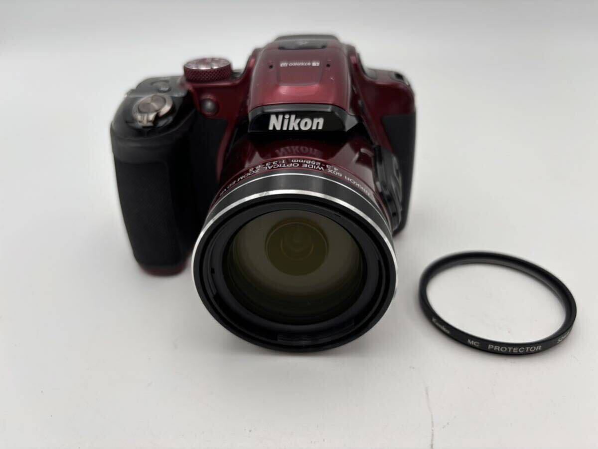 ⑥ Nikon COOLPIX P610 60X 4.3-258mm 1:3.3-6.5 WIDE OPTICAL ZOOM ED VR ニコン カメラ 現状品の画像1