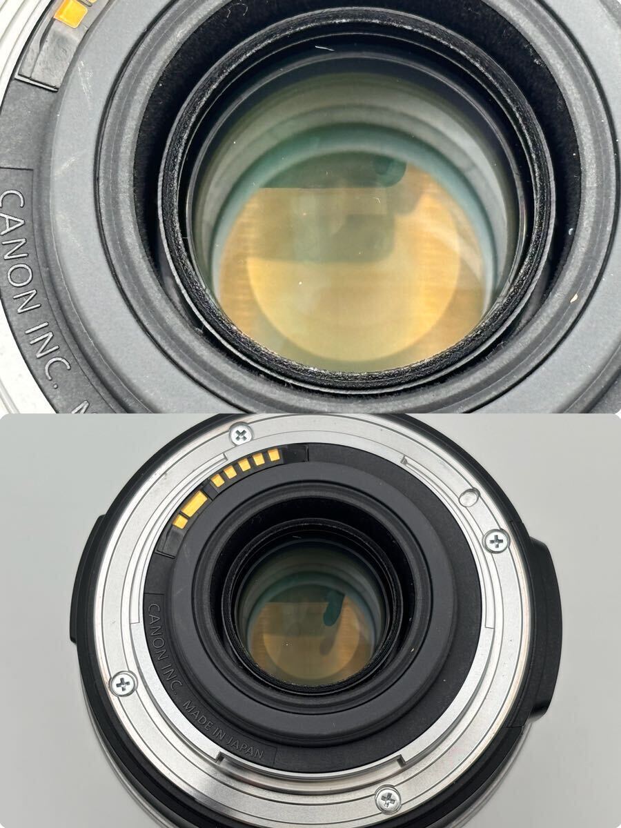 ① Canon 2個 18-200mm 1:3.5-5.6 IS 72mm 0.45m 1.5ft EW-78D EF-S 60mm 1:2.8 USM 52mm ET-67B レンズ キャノン 現状品の画像4