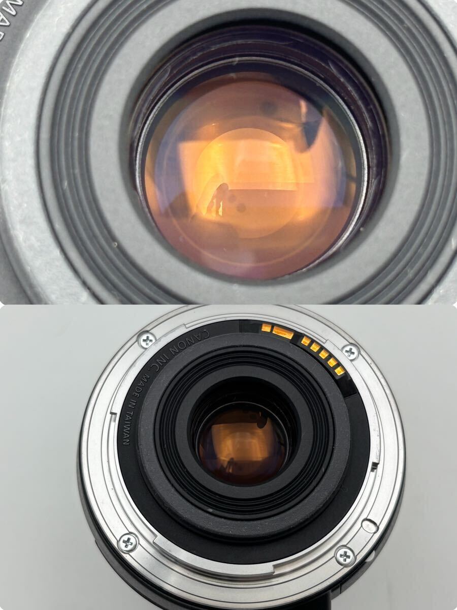① Canon 2個 18-200mm 1:3.5-5.6 IS 72mm 0.45m 1.5ft EW-78D EF-S 60mm 1:2.8 USM 52mm ET-67B レンズ キャノン 現状品の画像8