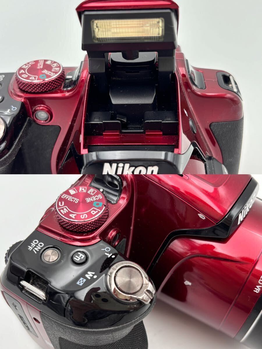 ⑥ Nikon COOLPIX P610 60X 4.3-258mm 1:3.3-6.5 WIDE OPTICAL ZOOM ED VR ニコン カメラ 現状品の画像5