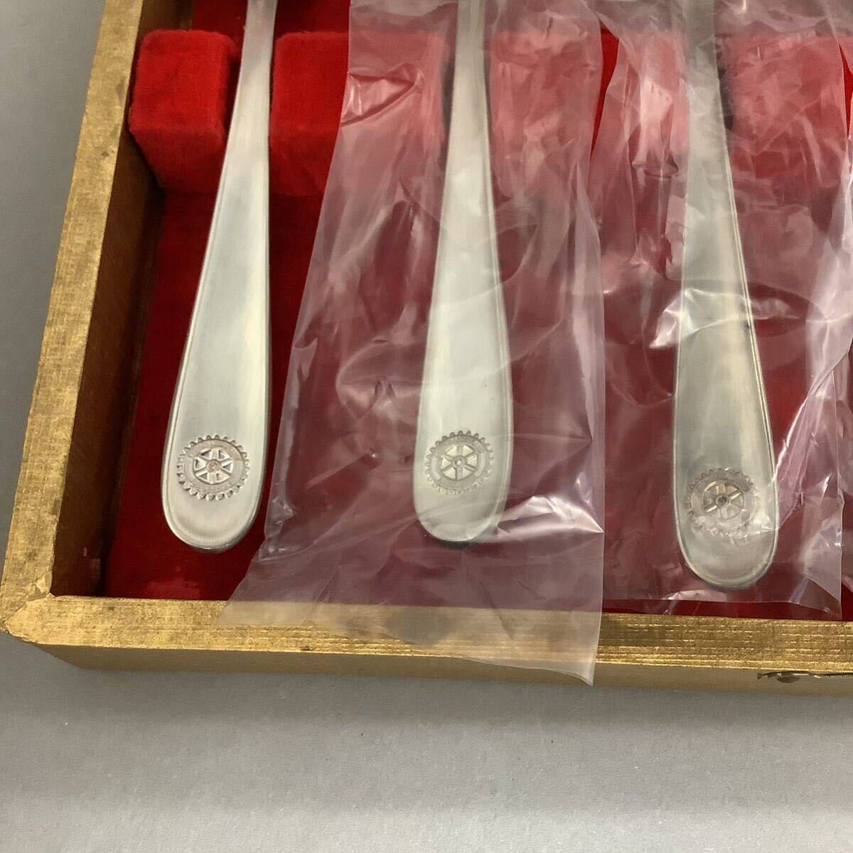 [ unused ] Ginza Wako WAKO spoon Fork each 6 pcs set rotary Club cutlery set 