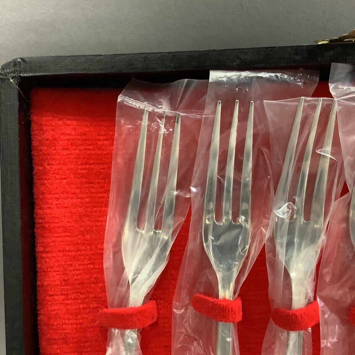 [ unused ] Ginza Wako WAKO spoon Fork each 6 pcs set rotary Club cutlery set 