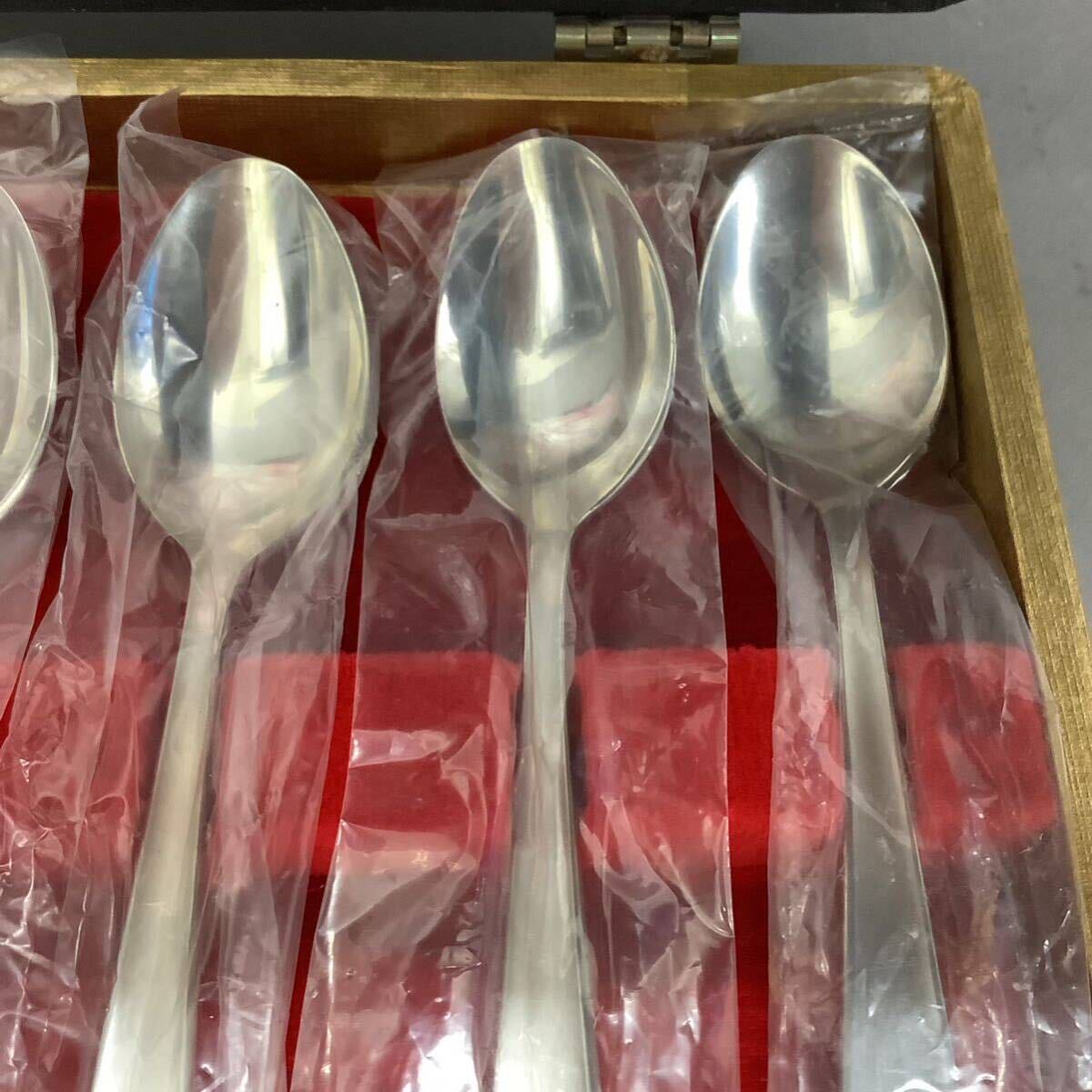 [ unused ] Ginza Wako WAKO spoon Fork each 6 pcs set rotary Club cutlery set 