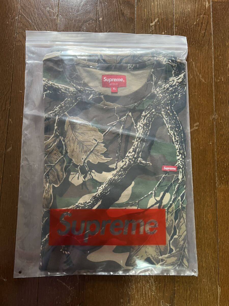  【新品】 22FW Supreme - Small Box Tee Branch Woodland Camo XLサイズ シュプリーム スモール ボックス Tシャツ ボックスの画像2