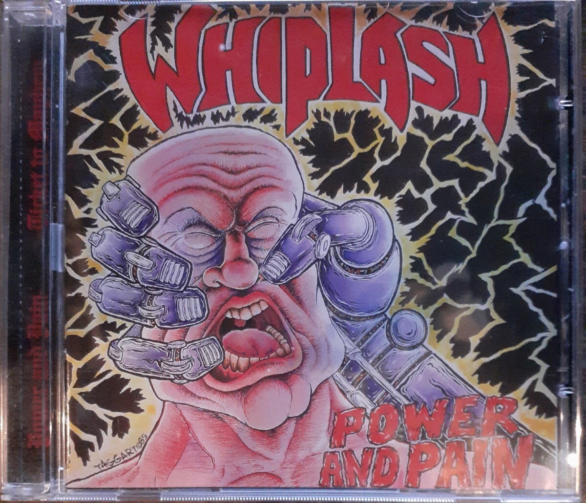 2in1★スラッシュメタル★whiplash/power and pain+ticket to mayhem_画像1