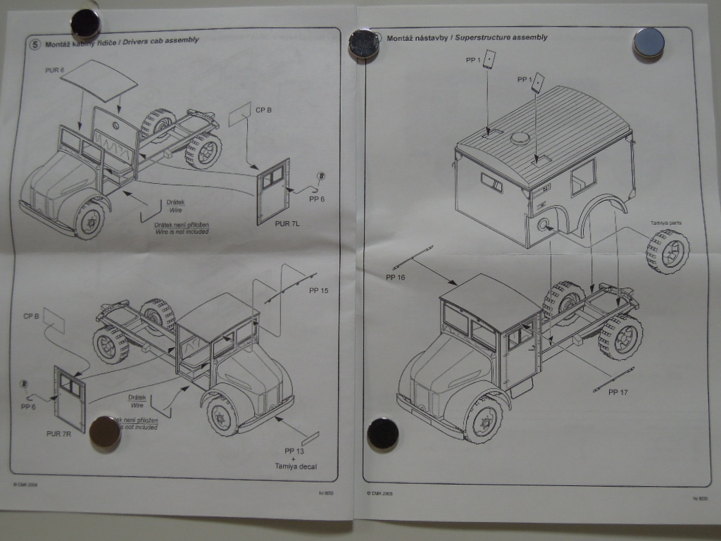 CMK 1/48 Steyr 1500 Funkkraftwagen Conversion setの画像9