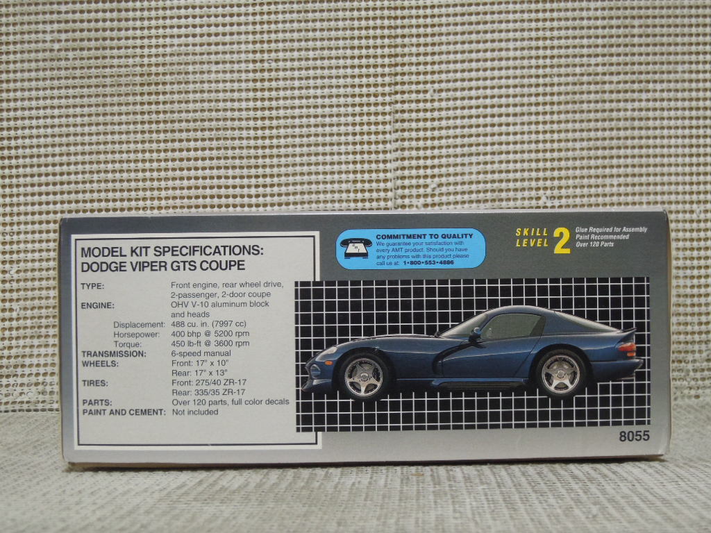 AMT 1/25 Dodge Viper GTS Coupeの画像2