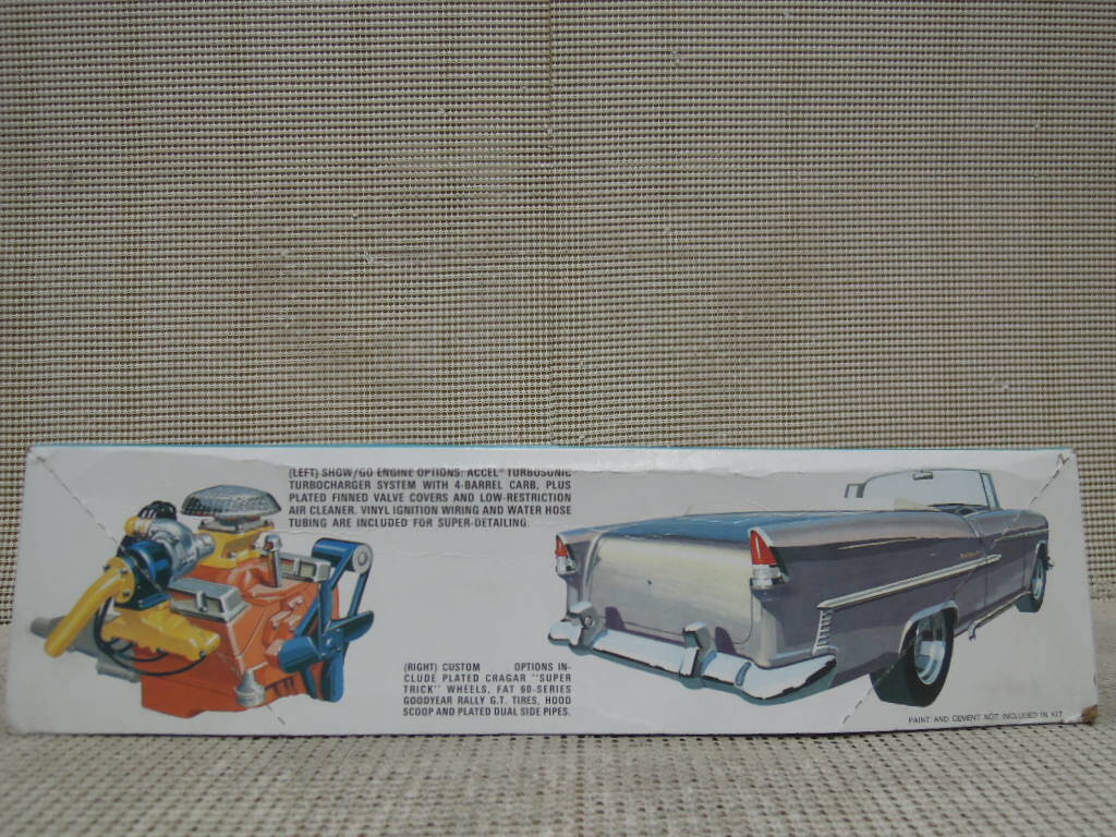 AMT 1/16 '55 Chevrolet BEL AIR CONVERTIBLEの画像3