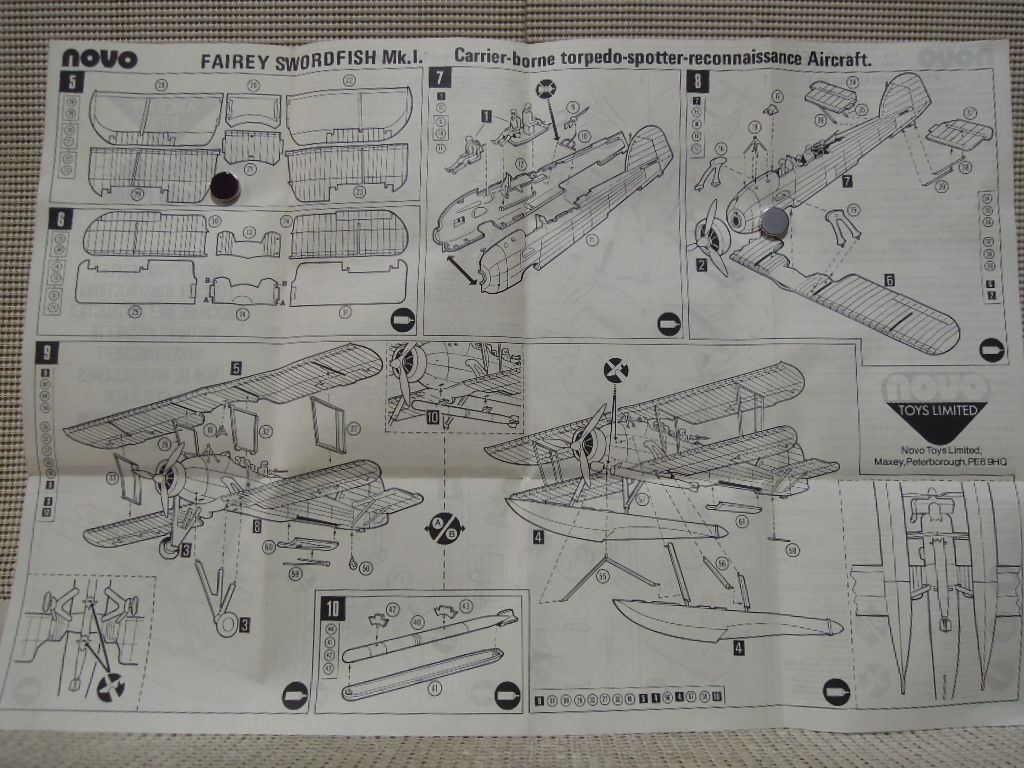 NOVO 1/72 Swordfish Mk.I-Torped Plane_画像7