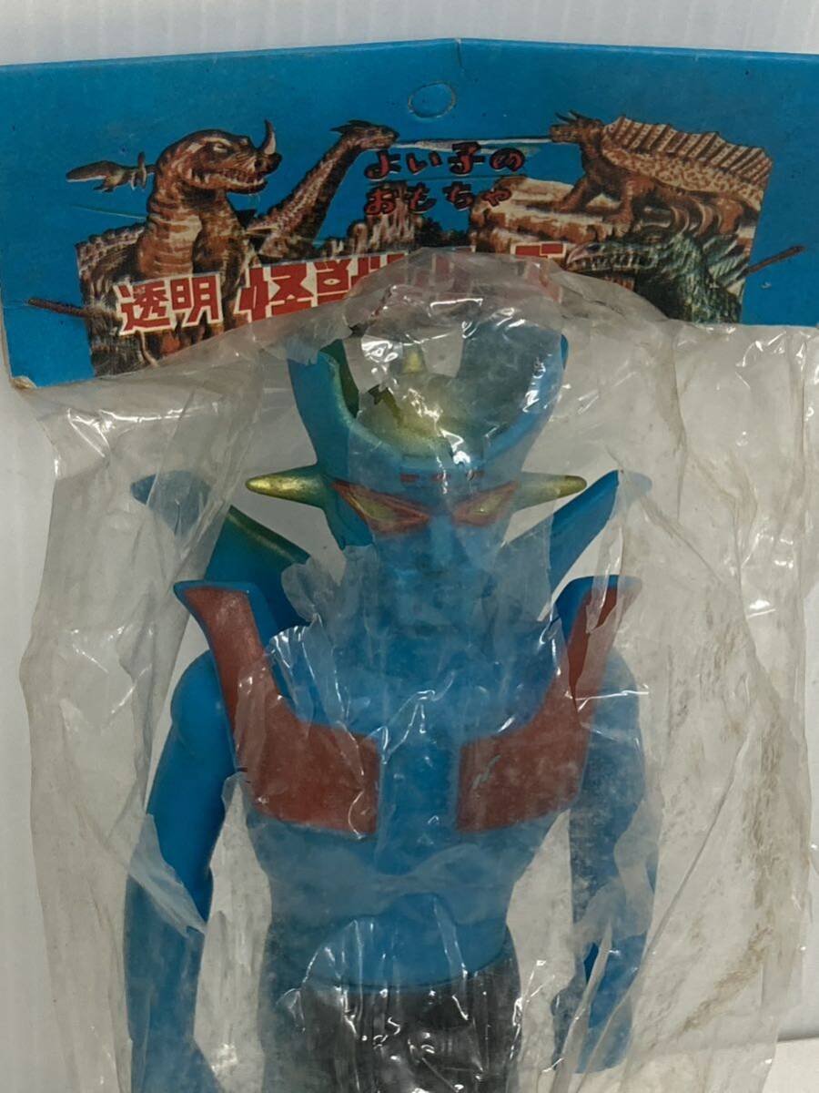 透明怪獣シリーズ マジンガーZ 青成型 ソフビ 当時物 未使用・保管品 3の画像2