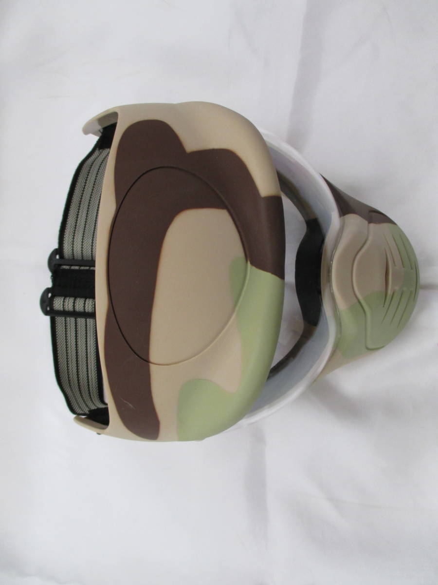 フルフェイスマスク　シューティングマスク　ゴーグル付き　サバゲー　新品　デザート迷彩　送料無料