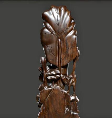  popular new goods * Buddhism fine art precise skill tree carving ebony tree . sound bodhisattva image Buddhist image ornament height 30cm