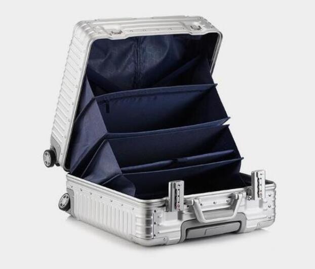  beautiful goods * suitcase * carry bag * silver * aluminium Magne sium alloy *TSA lock installing business travel bag light weight waterproof 