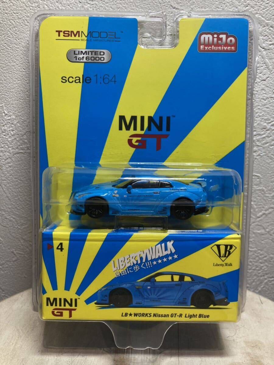 MINI GT TSM MODEL Mijo NISSAN GT-R LB WORKS R35 リバティウォーク 限定 ニッサン スカイライン GTR ミニカー 1/64の画像1