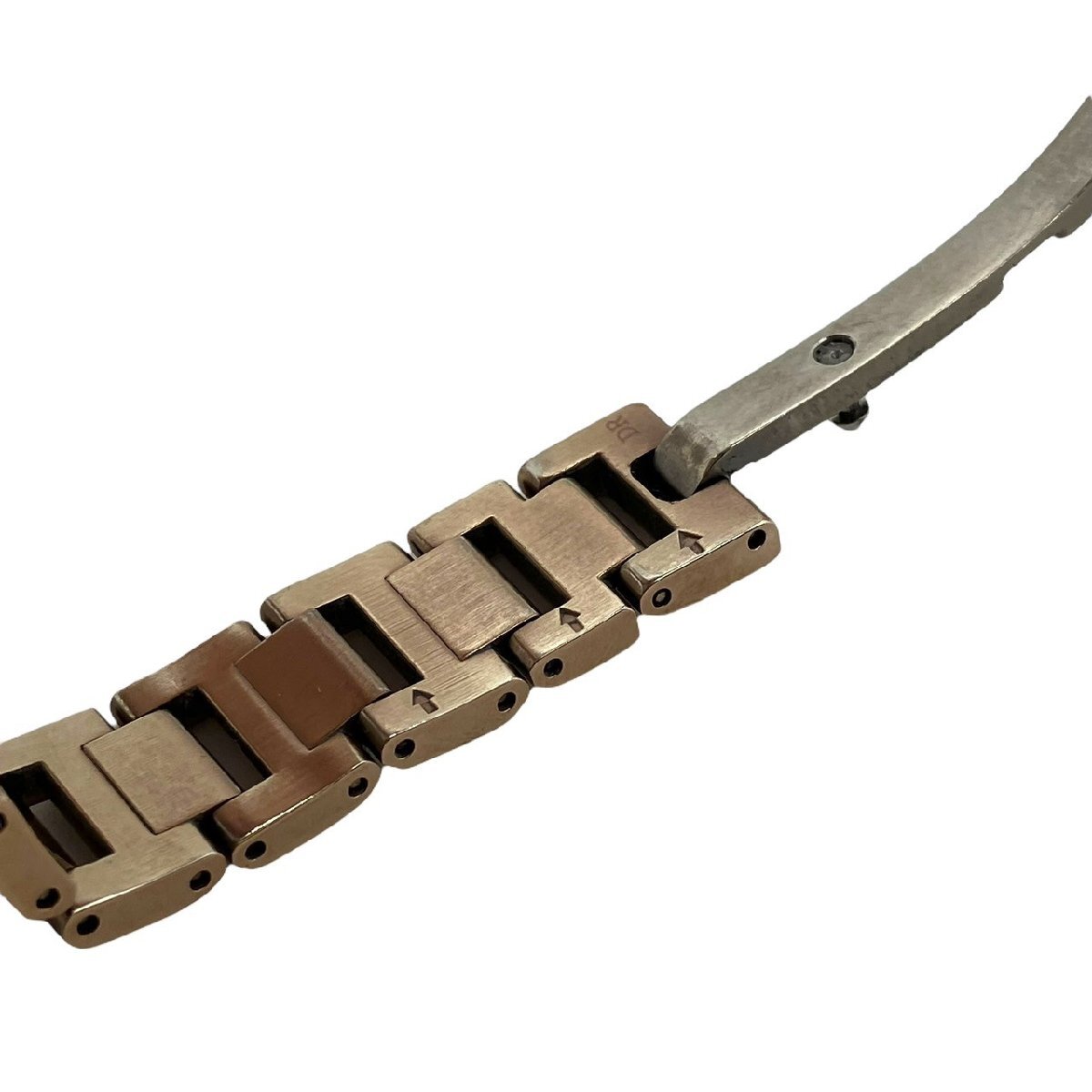 稼働品 シチズン クロスシー XC エコドライブ H060-T025692 チタン 電波ソーラー シルバー文字盤 ピンクゴールドカラー レディース 腕時計の画像8