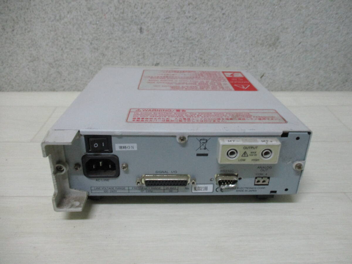 KIKUSUI 菊水 TOS7200 INSULATION RESISTANCE TESTER 絶縁抵抗計 ジャンク_画像5