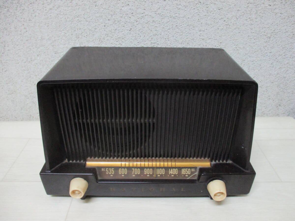 ナショナル NATIONAL 真空管ラジオ PS-54 昭和レトロ アンティークラジオ ジャンクの画像1