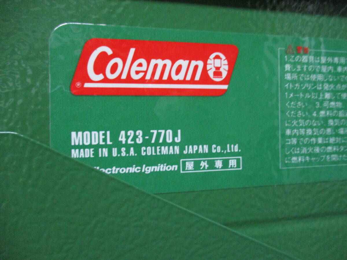 未使用 コールマン Coleman 絶版品 コンパクトツーバーナーDX モデル423-770Jの画像4