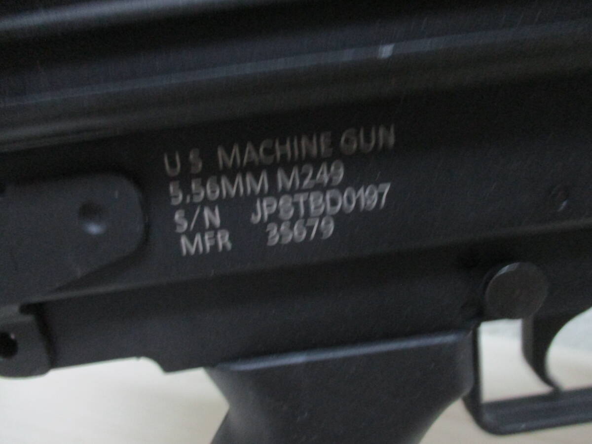 TOP トップ HERSTAL M249 MINIMI ハースタル ミニミ 5.56mm マシンガン ELECTORIC GUN_画像8
