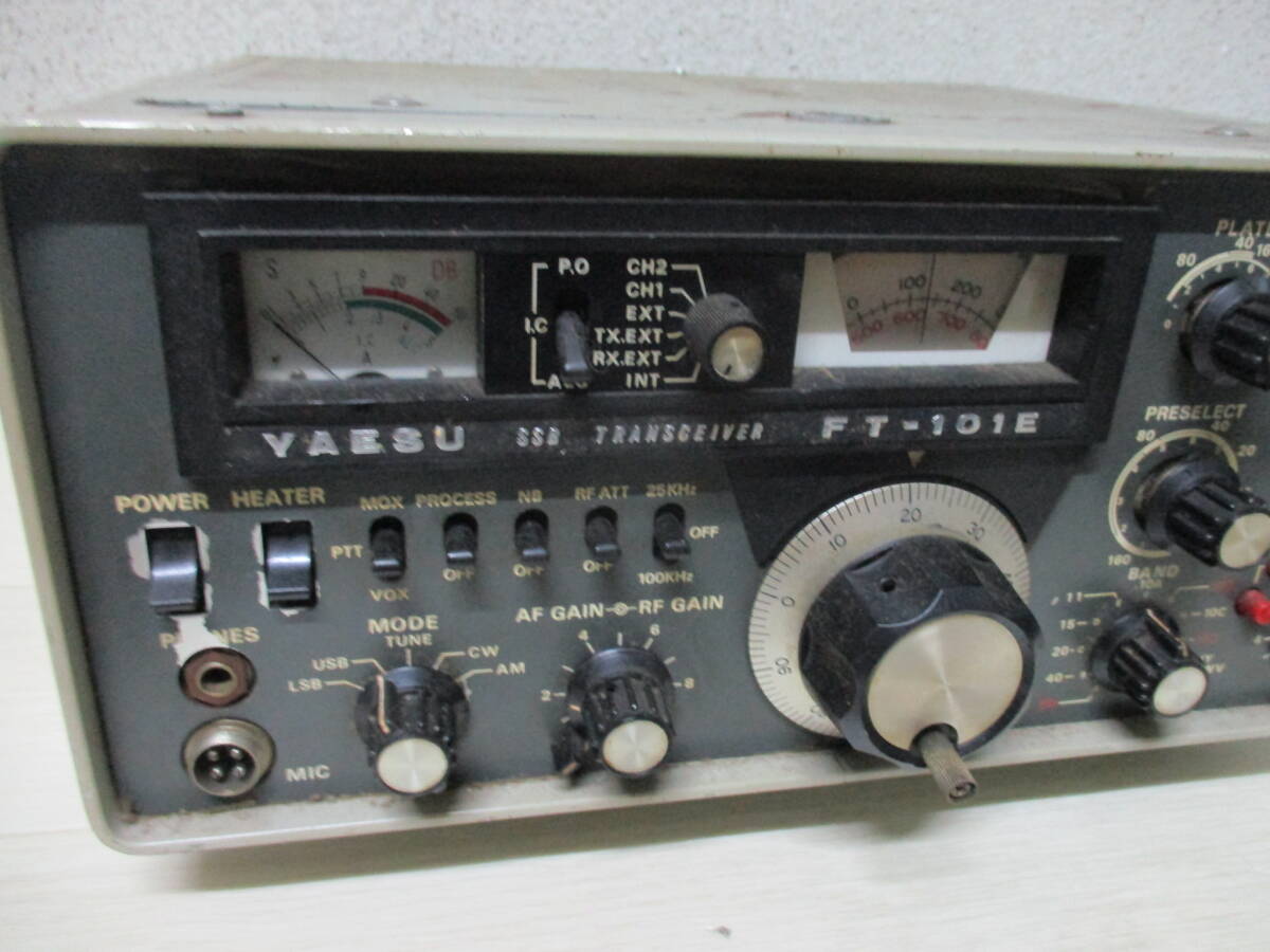 YAESU Yaesu FT-101E TRANSCEIVER приемопередатчик радиолюбительская связь 